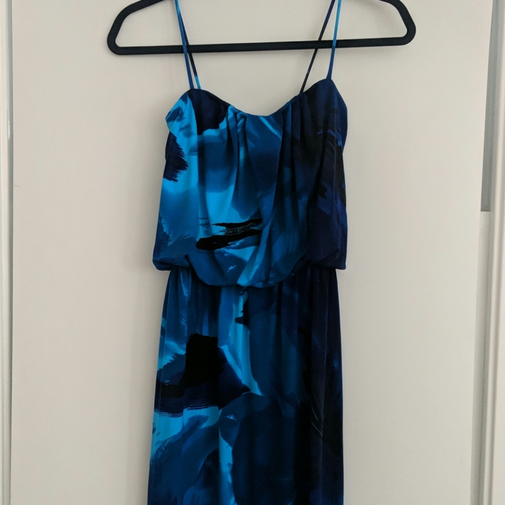 Blue maxi dress